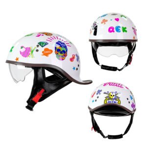 Private label half shell helmets low MOQ
