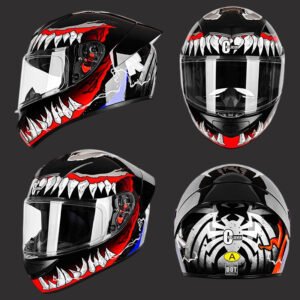 C3 Full Face Motorcycle Helmet – ABS Shell, Lightweight, DOT & CCC Certified, Custom Logo Ready for Wholesale