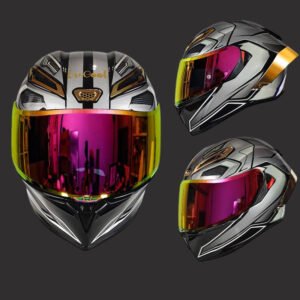 P7 Full Face Motorcycle Helmet – Dual Visor ABS Shell DOT & CCC Certified OEM Custom Logo Ready for Wholesale